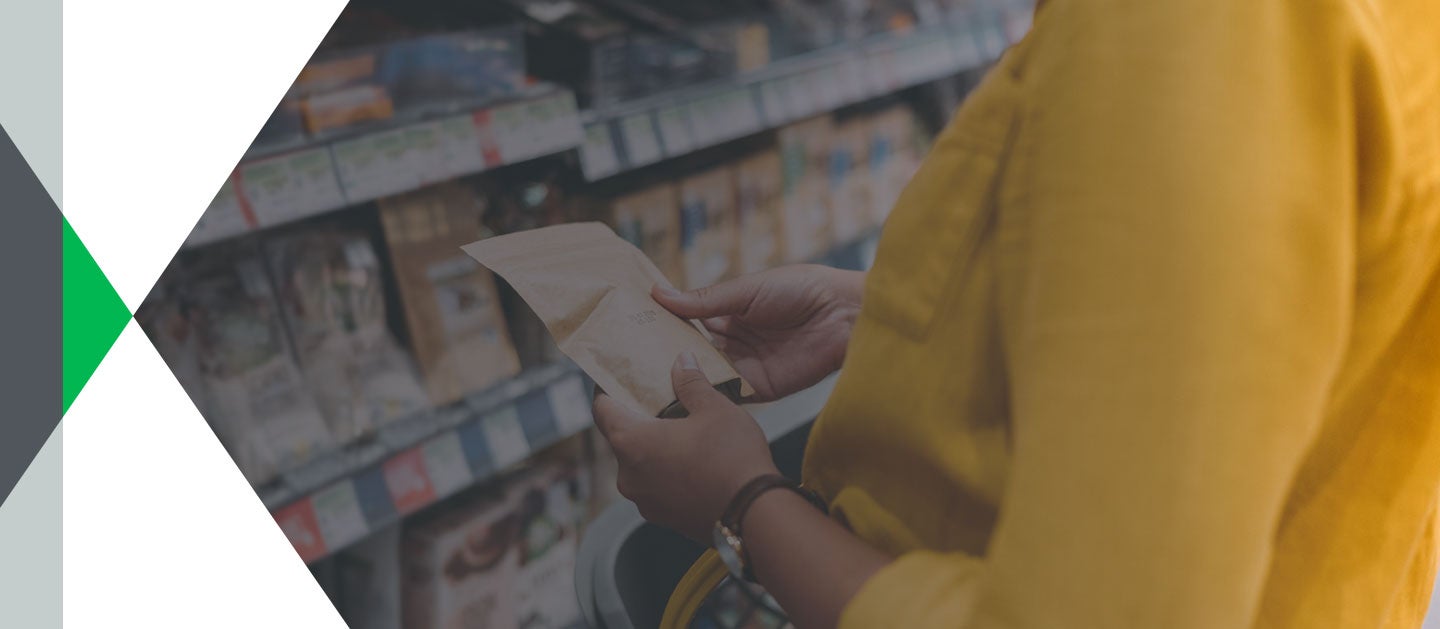 person shopping for groceries